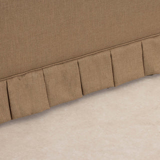 Box-Pleat Bench - Biscuit